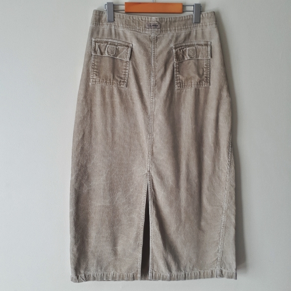 Corduroy Midi Skirt - Picture 5 of 5